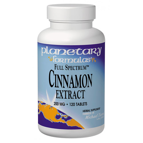 Cinnamon Extract (Gui Pi) 150mg Full Spectrum 120 tabs, Planetary Herbals