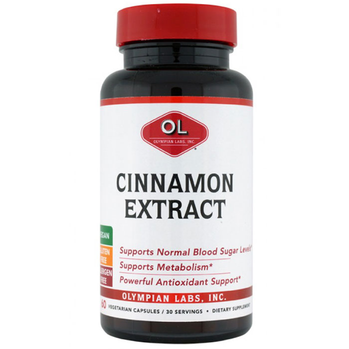 Cinnamon Extract, 60 Vegetarian Capsules, Olympian Labs