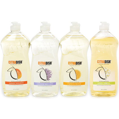 Citra Dish Natural Liquid Dish Soap, Lavender Bergamot, 25 oz x 3 pc, Citra Solv (Citrasolv)