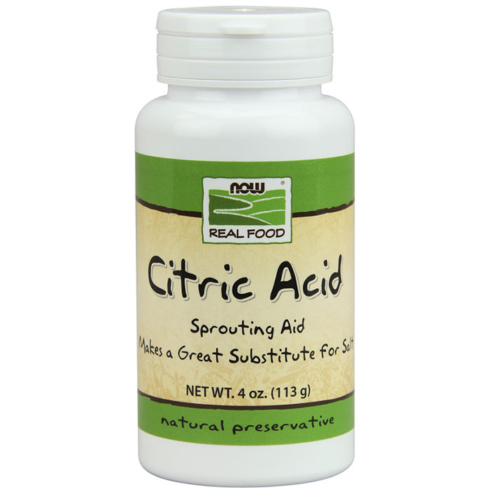 Citric Acid, Sprouting Aid, 4 oz, NOW Foods
