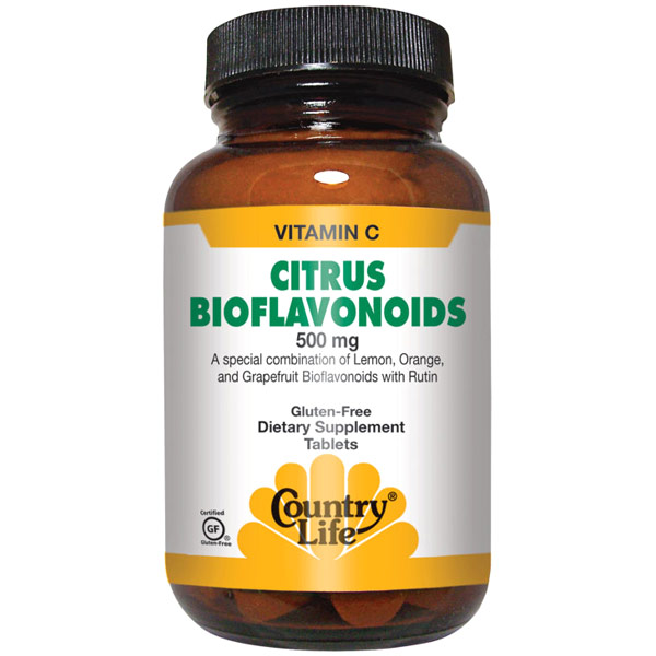 Country Life Citrus Bioflavonoid Complex 500 mg 250 Tablets, Country Life