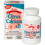 Citrus Calcium + D, 60 Coated Tablets, Watson Rugby