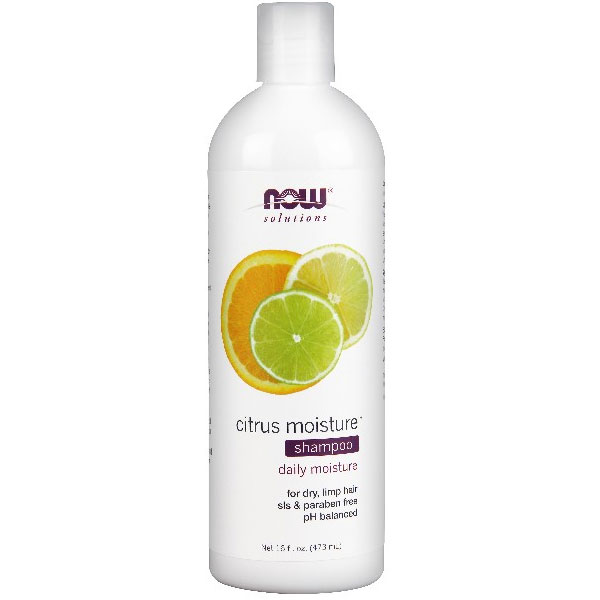 Citrus Moisture Shampoo, 16 oz, NOW Foods