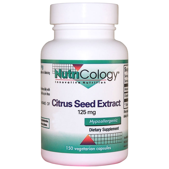NutriCology/Allergy Research Group Citrus Seed Extract 125mg 120 caps from NutriCology