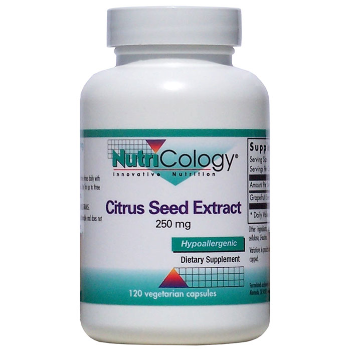 NutriCology/Allergy Research Group Citrus Seed Extract 250mg 120 caps from NutriCology