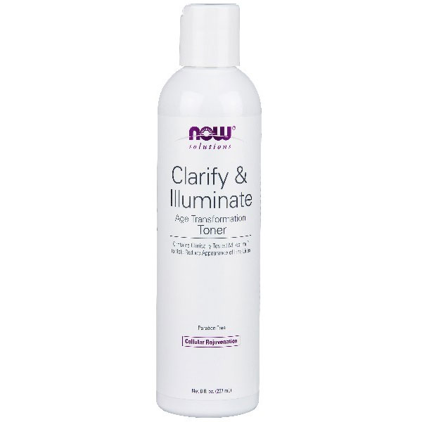 Clarify & Illuminate Toner, 8 oz, NOW Foods