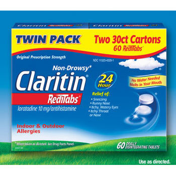Claritin RediTabs 10 mg, Fast Dissolving, 60 Tablets