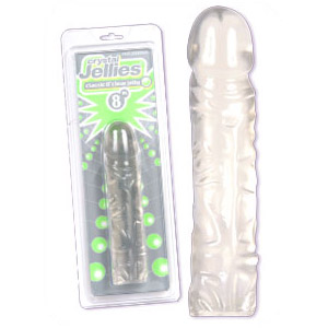 Classic 8 Inch Clear Jelly, Doc Johnson