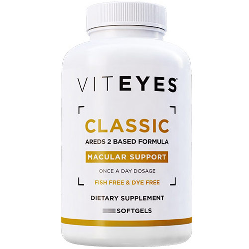 Classic AREDS 2 Based Formula, Eye Health Vitamins, 60 Softgels, Viteyes