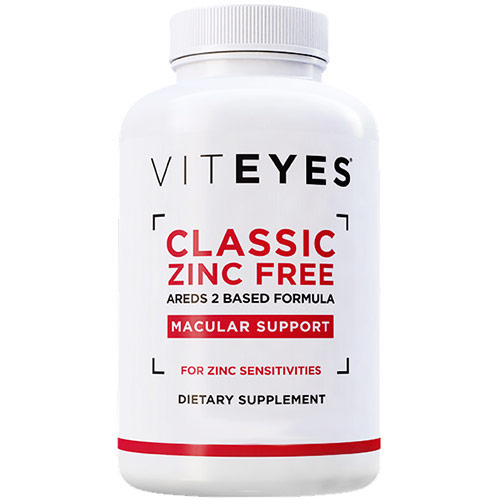 Classic AREDS 2 Based Formula Zinc Free, Vision Supplement, 60 Capsules, Viteyes
