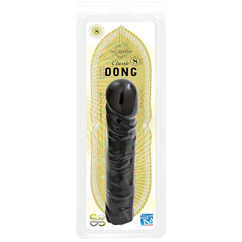 Classic Dong - Black 8 Inch, Doc Johnson