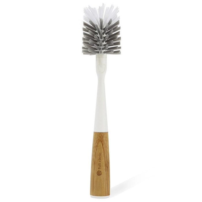 Clean Reach Replaceable Bottle Brush, White, 1 ct, Full Circle Home