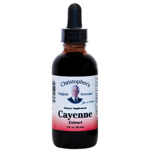 Cayenne Pepper Extract (40,000 H.U.), 2 oz, Christophers Original Formulas