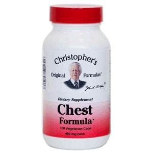 Chest Formula Capsule, 100 Vegicaps, Christophers Original Formulas