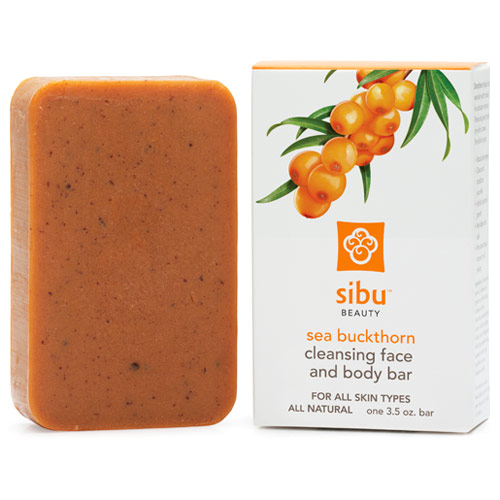 Sibu Beauty Cleanse & Detox, Sea Buckthorn Facial Soap Bar, 3.5 oz, Sibu Beauty