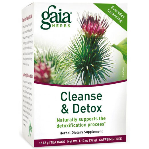 Cleanse & Detox Tea, Everyday Cleansing, 16 Tea Bags x 6 Boxes, Gaia Herbs