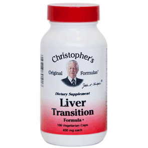 Liver Transition Formula Capsule, Detoxification, 100 Vegicaps, Christophers Original Formulas
