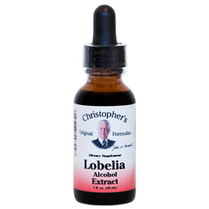 Lobelia Herb Alcohol Extract Liquid, 1 oz, Christophers Original Formulas