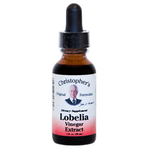 Lobelia Herb Vinegar Extract Liquid, 1 oz, Christophers Original Formulas