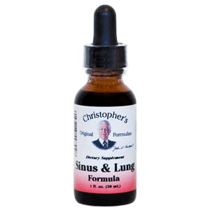 Sinus & Lung Extract Herbal Liquid, 1 oz, Christophers Original Formulas