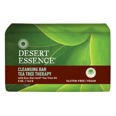 Cleansing Bar Tea Tree Therapy, Vegetable-Based Soap, 5 oz, Desert Essence