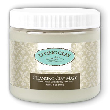 Cleansing Clay Mask, Value Size, 16 oz, Living Clay