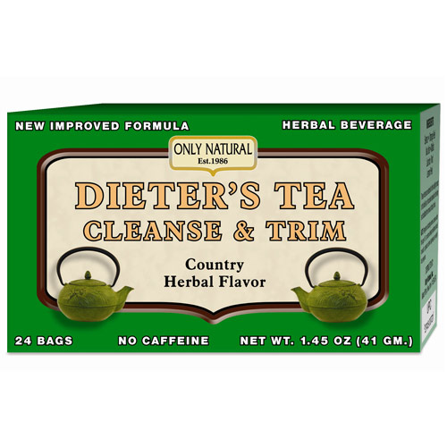 Dieters Tea, Herbal, 24 Bag, Only Natural Inc.