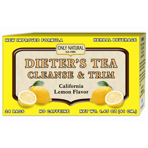 Only Natural Inc. Dieter's Tea, Lemon, 24 Bag, Only Natural Inc.