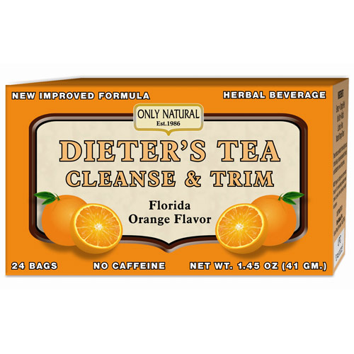 Dieters Tea, Orange, 24 Bag, Only Natural Inc.