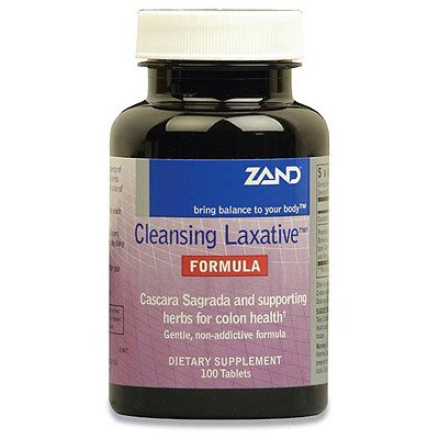 Zand Cleansing Laxative 100 tabs, Zand