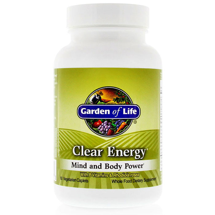 Garden of Life Clear Energy, Mind and Body Power, 60 Caplets, Garden of Life