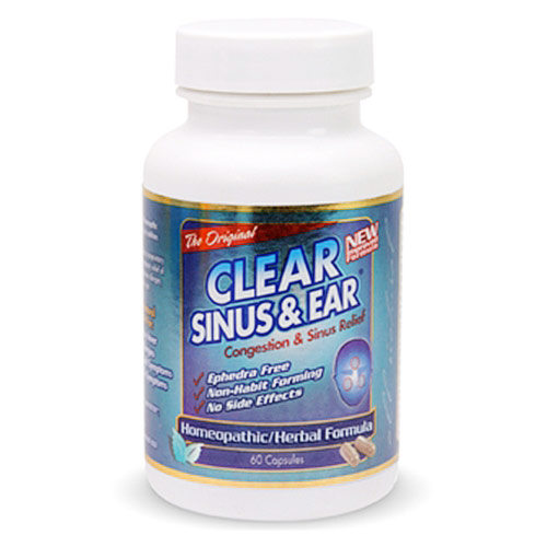 Clear Sinus & Ear, 60 Capsules, Clear Products