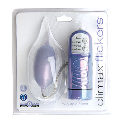 Topco Climax Climax Flickers 7X Waterproof Massager, Purple Flutter, Topco Climax