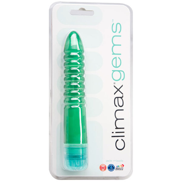 Climax Gems Waterproof Vibrator, Jade Missile, Topco Climax