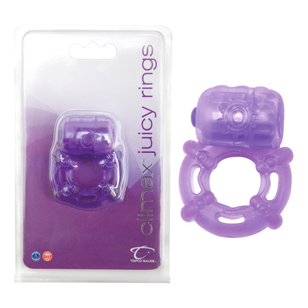 Climax Juicy Rings, Purple, Topco Climax