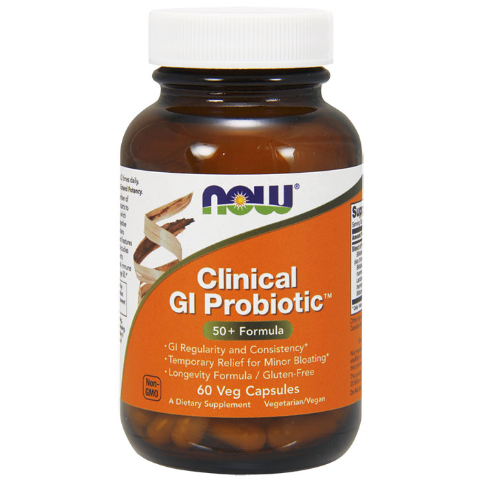 Clinical GI Probiotic, 60 Vegetarian Capsules, NOW Foods