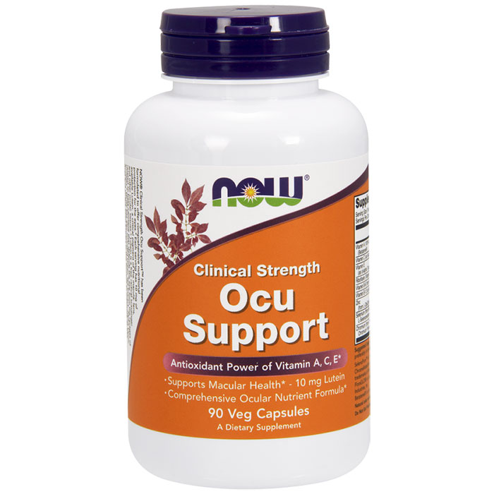 NOW Foods Ocu Support Clinical Strength, 90 Capsules, NOW Foods