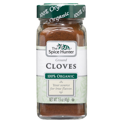 Cloves, Ground, 100% Organic, 1.6 oz x 6 Bottles, Spice Hunter
