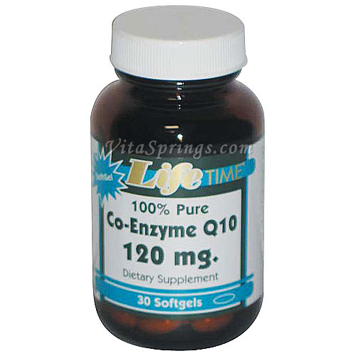 Co-Enzyme Q10 120 mg, 30 Softgels, LifeTime