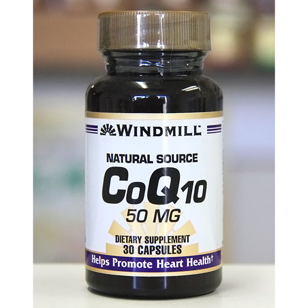 Co-Q10 50 mg (Co Q 10), 30 Capsules, Windmill Health Products