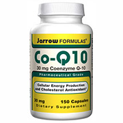Jarrow Formulas Coenzyme Q-10, Co-Q10 30mg 150 caps, Jarrow Formulas