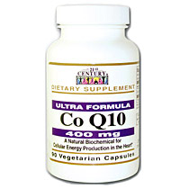 Co Q10 400 mg 90 Vegetarian Capsules 21st Century