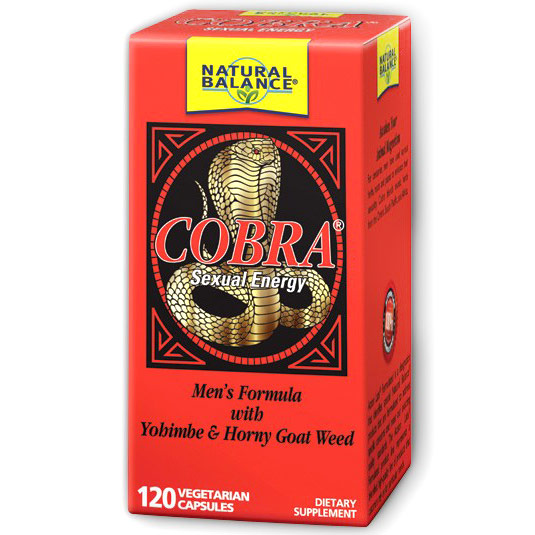Cobra, Mens Sexual Health, Value Size, 120 Veggie Caps, Natural Balance
