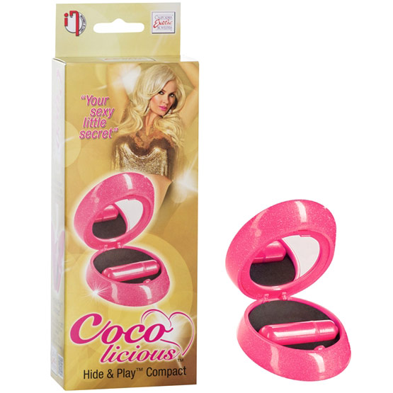 Coco Licious Hide & Play Compact, Bullet Vibrator, Pink, California Exotic Novelties
