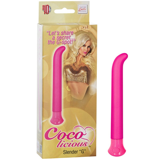 Coco Licious Slender G Vibe, G-Spot Vibrator, Pink, California Exotic Novelties