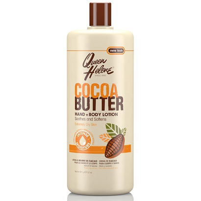 Cocoa Butter Hand & Body Lotion, 16 oz, Queen Helene
