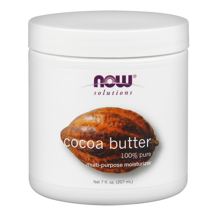Cocoa Butter 100% Pure, 7 oz, NOW Foods