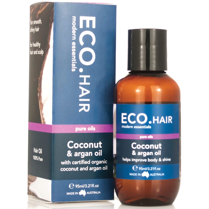 ECO Coconut & Argan Hair Oil, 3.21 oz, Eco Modern Essentials