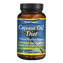 Coconut Oil Diet, 120 Softgels, Health Support
