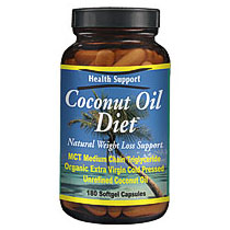 Coconut Oil Diet, 180 Softgels, Health Support